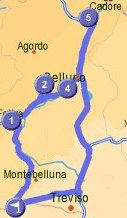 Il camper del progetto ArcheNet nel Bellunese