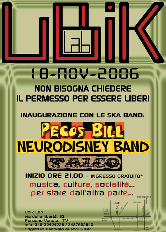 Si chiamerà UbikLab! inaugurazione il 18 novembre!